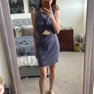 NWT cotton cut out dress